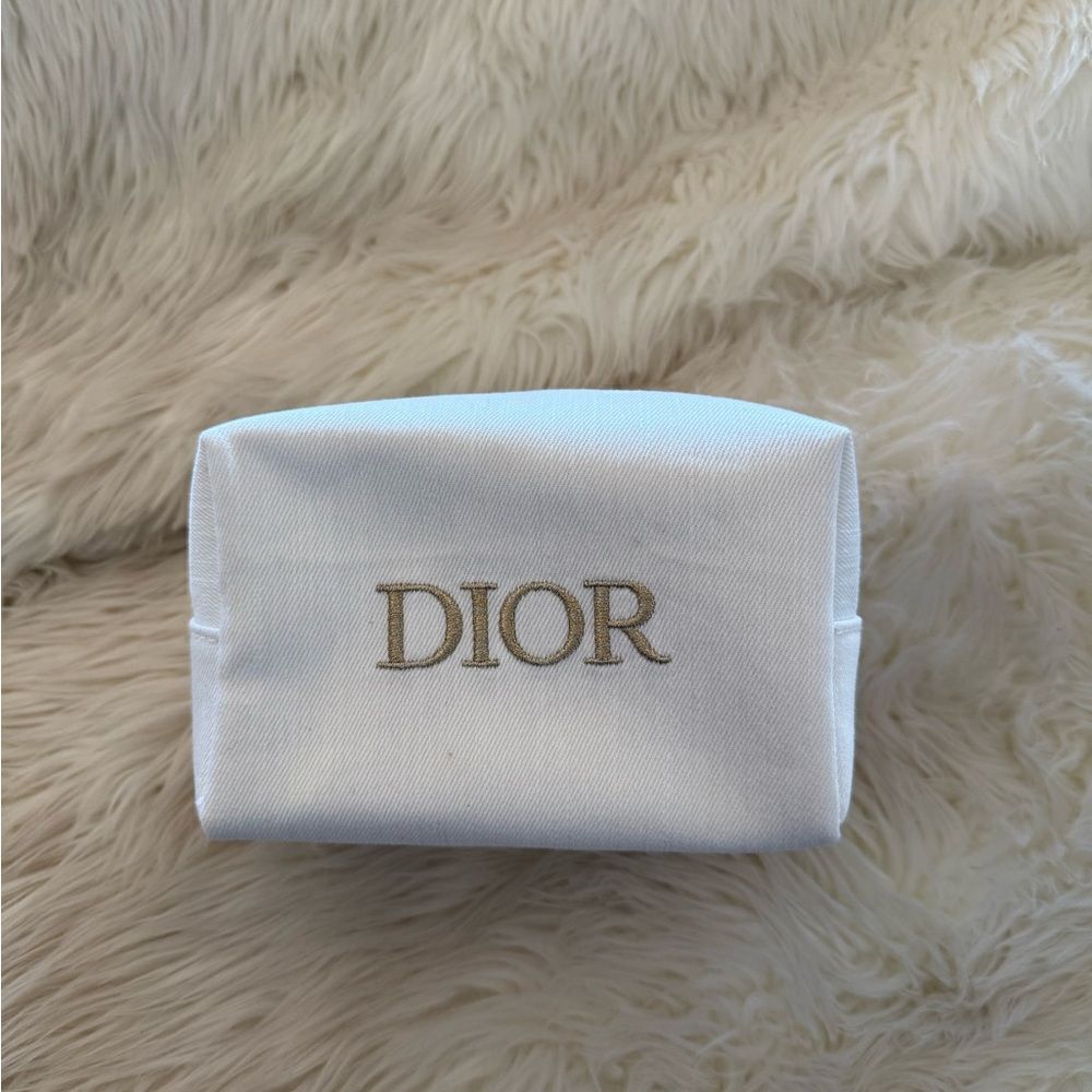 DIORβwhiteβmakeupβpouch